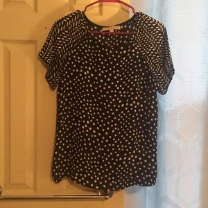 Loft short sleeve blouse